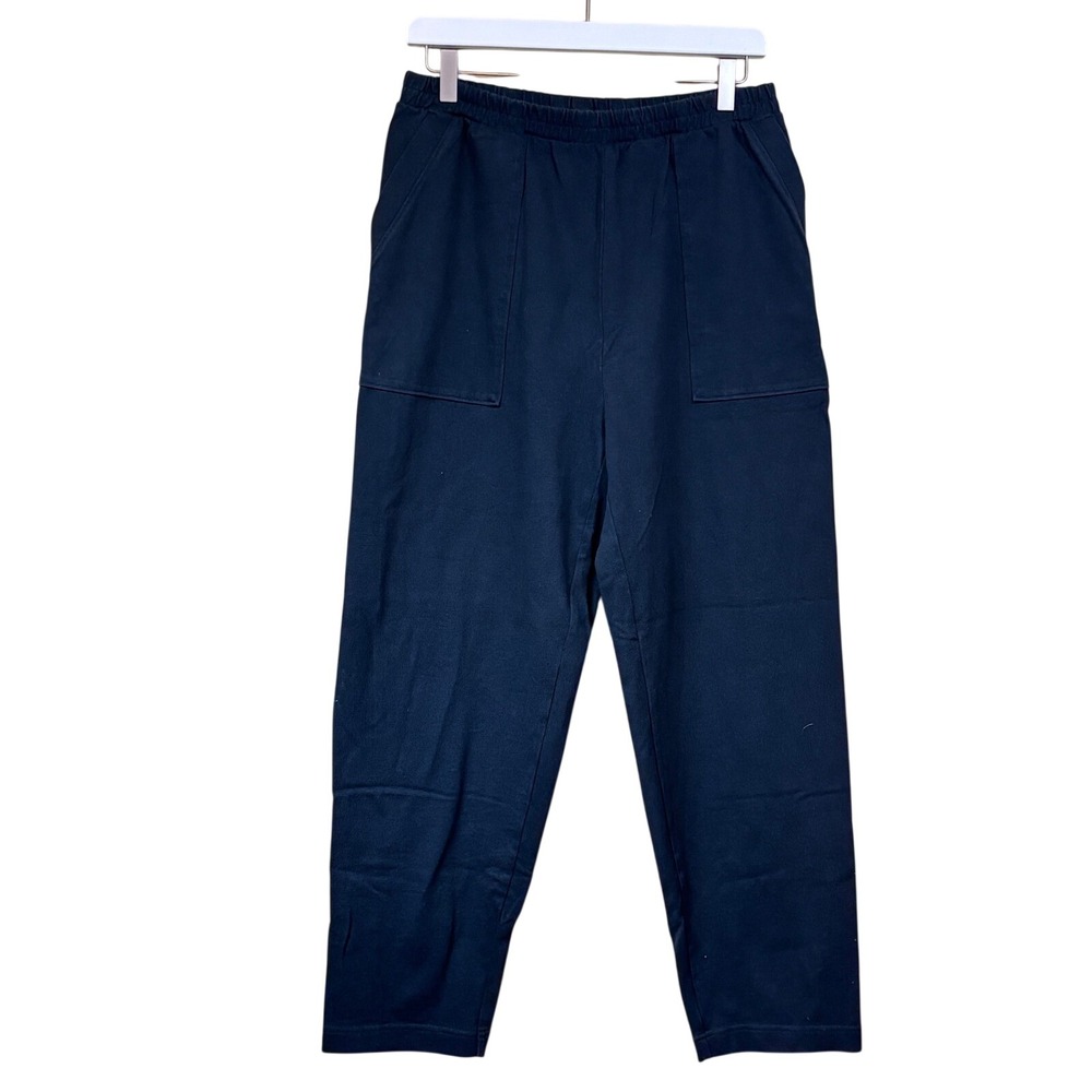 Vuori Navy Blue Cotton Patch Pocket Sweatpants Joggers VW4121 Mens Large
